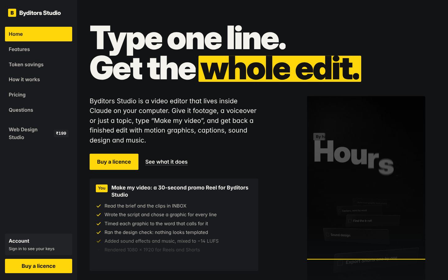This site's home page at desktop size, 1440 × 900 pixels